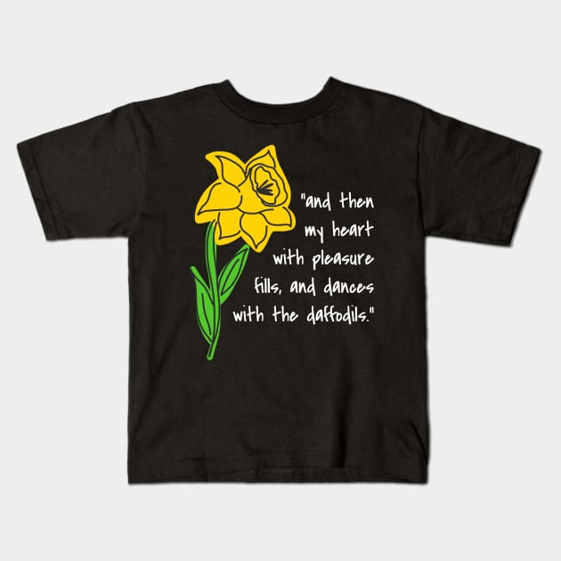 Daffodil Kids T-Shirt by faiiryliite